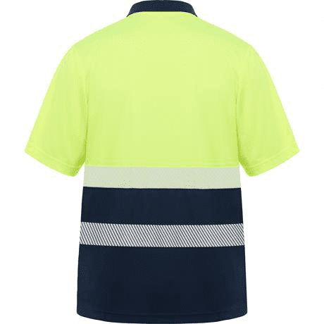 Polo reflactante bicolor tracero