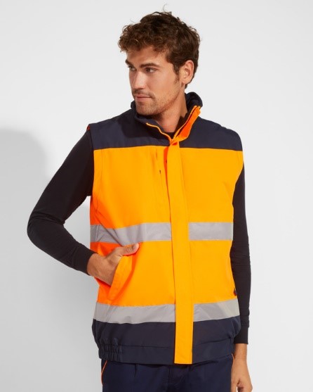 parka acolchada altavisibilidad bicolor 1