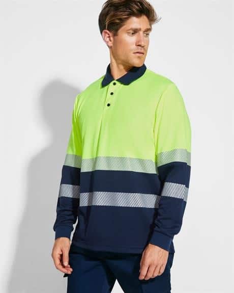 Polo reflactante bicolor 2
